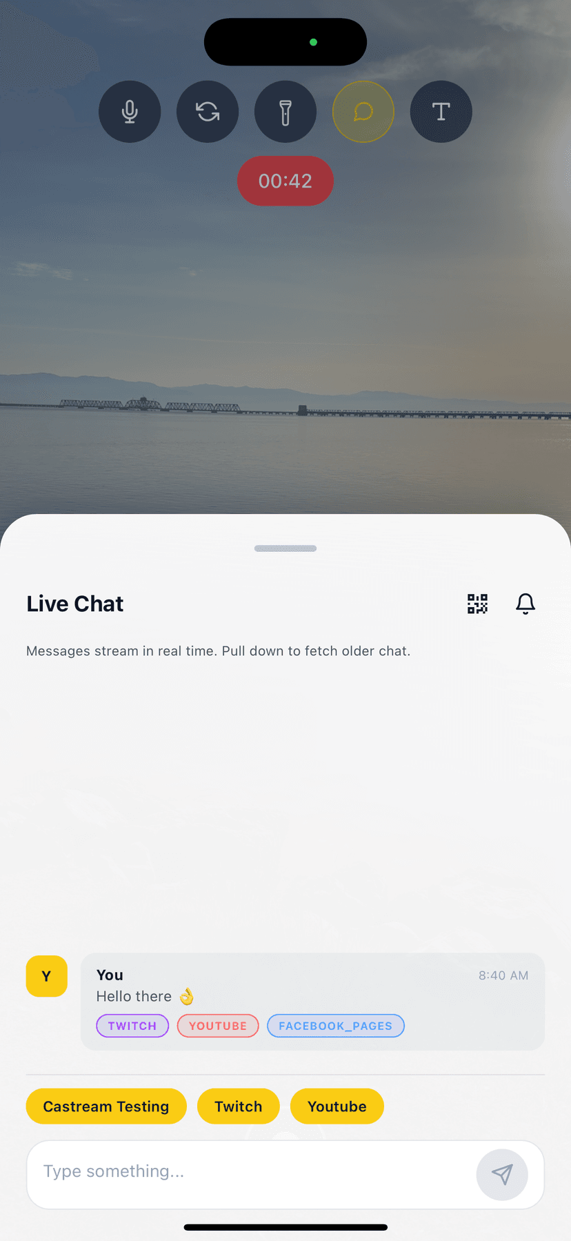 Unified Chat for Live Streaming | Castream